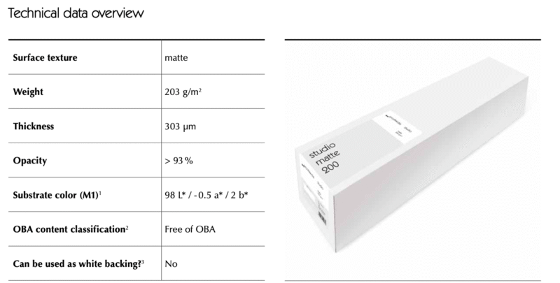 GMG ProofMedia Studio Matte 200