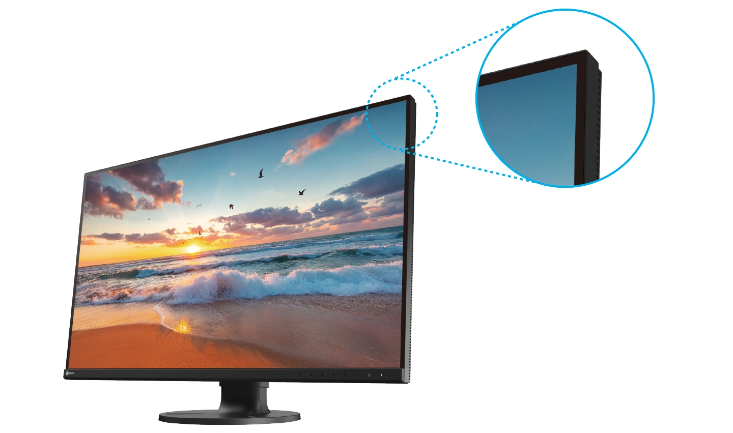 EIZO ColorEdge CS3200X 3-sided frameless design